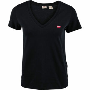 Levi's PERFECT V-NECK TEE SHIRT Női póló, fekete, méret L