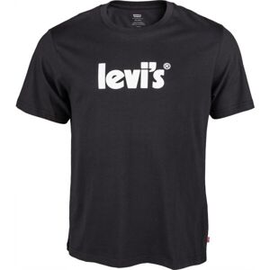 Levi's SS RELAXED FIT TEE Férfi póló, fekete, méret M