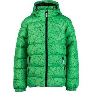 Lewro FANDY zöld 128-134 - Gyerek steppelt kabát