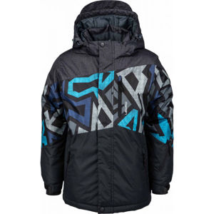 Lewro SANCHEZ Fiú snowboard kabát, fekete, méret 164-170