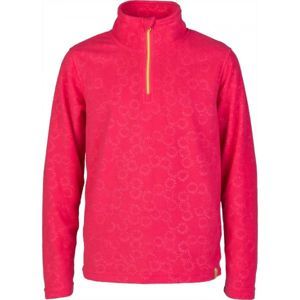Lewro ZAIDA rózsaszín 116-122 - Gyerek fleece pulóver