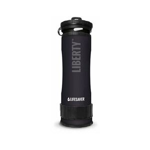 Lifesaver LIBERTY Szűrő és víztisztító palack, fekete, méret
