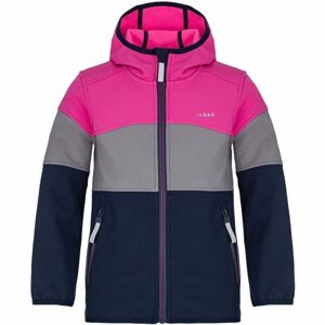 Loap LOMESI Gyerek softshell kabát, rózsaszín, méret 134-140