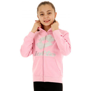Lotto SMART G SWEAT HD FL rózsaszín L - Lány pulóver