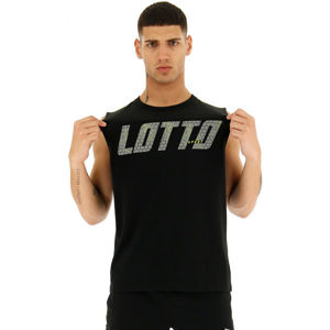 Lotto LOGO III TEE SL JS fekete XL - Férfi ujjatlan felső