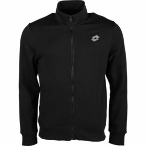 Lotto MSC SWEAT FZ FL Férfi pulóver, fekete, méret XXL