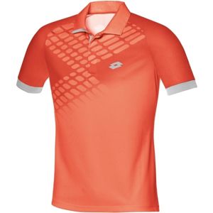 Lotto POLO CONNOR NET narancssárga XL - Férfi teniszpóló
