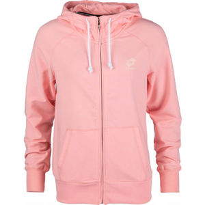 Lotto SMART W SWEAT FZ HD FT Női pulóver, rózsaszín, méret L