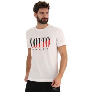 Lotto TEE SUPRA VI Férfi póló, fehér, méret XXXL
