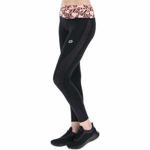 Lotto LEGGING PRT PL Női legging sportoláshoz, fekete, méret