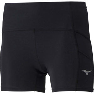 Mizuno CORE SHORT TIGHT fekete XS - Női elasztikus rövidnadrág