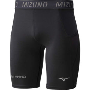 Mizuno SOLARCUT MID TIGHT fekete XL - Férfi futóshort