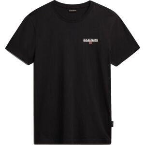 Napapijri S-ICE SS 2 Férfi póló, fekete, méret XL
