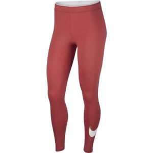 Nike NSW LGGNG CLUB LOGO2 W piros S - Női legging
