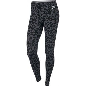 Nike NSW LGGNG CLUB TANGRAMS fekete XS - Női legging