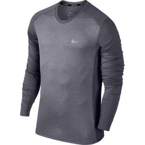 Nike M NK MILER TOP LS szürke L - Férfi póló