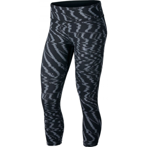 Nike PWR ESSNTL CROP PR W szürke XS - Női legging sportoláshoz