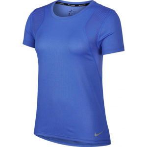Nike RUN TOP SS W kék L - Női futópóló