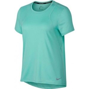 Nike RUN TOP SS kék S - Női póló futáshoz