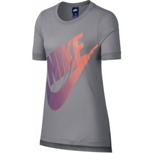 Nike TOP SS LOGO FUTURA szürke XS - Női póló