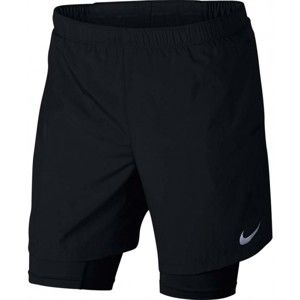Nike CHALLENGER 2IN1 SHORT fekete XL - Férfi rövidnadrág futáshoz