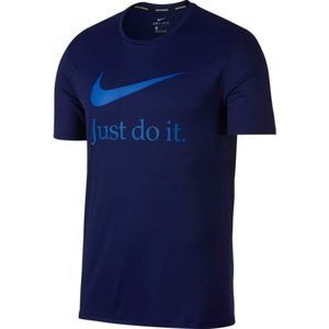 Nike RUN SS GX kék L - Férfi póló futáshoz