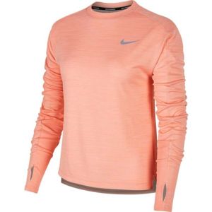 Nike PACER TOP CREW Női futópóló, narancssárga,szürke, méret