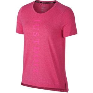 Nike MILER TOP SS JDI rózsaszín XL - Női futópóló