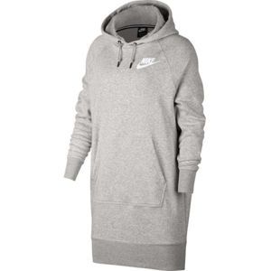 Nike NSW RALLY HOODIE DRESS RIB szürke XS - Női pulóverruha