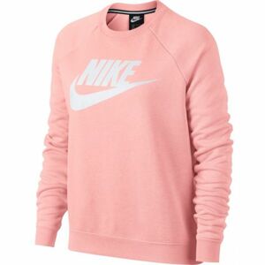 Nike NSW RALLY CREW HBR rózsaszín L - Női pulóver
