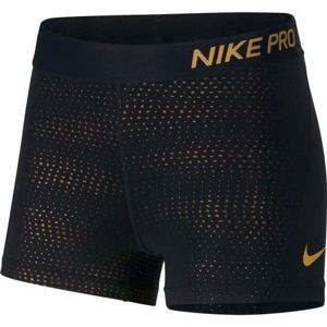 Nike NP SHORT 3IN MTLC DOTS fekete L - Női sportos rövidnadrág