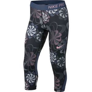 Nike NP CAPRI AOP1 fekete S - Lányos legging sportolásra