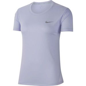 Nike MILER TOP SS lila S - Női póló