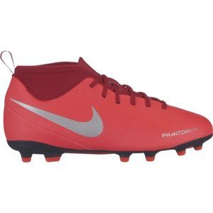 Nike JR PHANTOM VISION CLUB DYNAMIC FIT FG piros 5.5 - Gyerek futballcipő