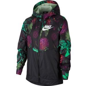 Nike NSW WR JKT HD AOP1 fekete XS - Lány dzseki