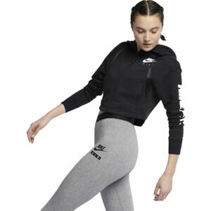 Nike NSW AIR HOODIE FZ FLC fekete M - Női pulóver