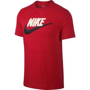 Nike NSW TEE BRAND MARK M piros S - Férfi póló