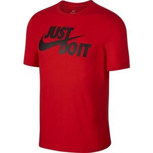Nike NSW TEE JUST DO IT SWOOSH piros S - Férfi póló