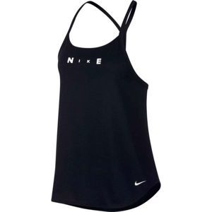 Nike TR SRF SPT ELSTKA TANK Női ujjatlan felső edzéshez, fekete, méret XL