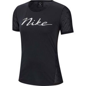 Nike NP TOP SS MINI SWOOSH fekete XL - Női póló