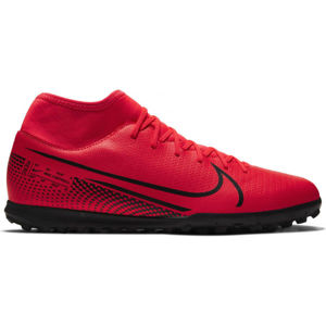 Nike MERCURIAL SUPERFLY 7 CLUB TF piros 11.5 - Férfi turf futballcipő