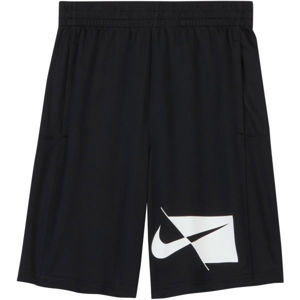 Nike DRY HBR SHORT B Fiú rövidnadrág edzésre, fekete, méret L