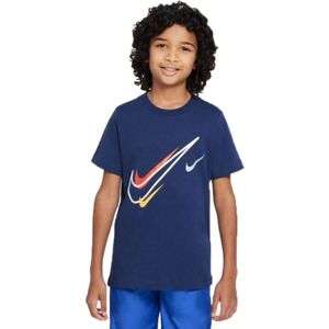 Nike NSW SOS SS TEE Fiú póló, sötétkék, veľkosť M