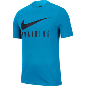 Nike DRY TEE NIKE TRAIN M kék L - Férfi póló