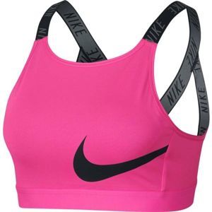 Nike CLASSIC LOGO BRA 2 rózsaszín XL - Sportmelltartó