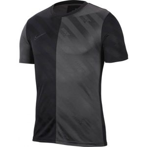 Nike DRY ACDMY TOP SS AOP M fekete XL - Férfi póló