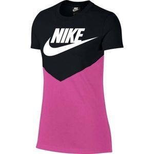 Nike BNSW HRTG TOP SS fekete L - Női póló