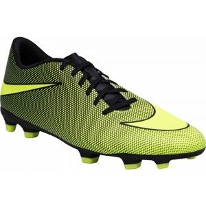 Nike BRAVATA II FG Férfi focicipő, fényvisszaverő neon, méret 43