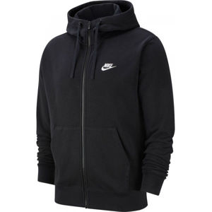 Nike NSW CLUB HOODIE FZ FT M Férfi pulóver, fekete, méret M