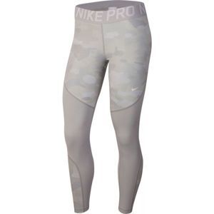 Nike NP REBEL TIGHT 7/8 CAMO szürke XS - Női legging